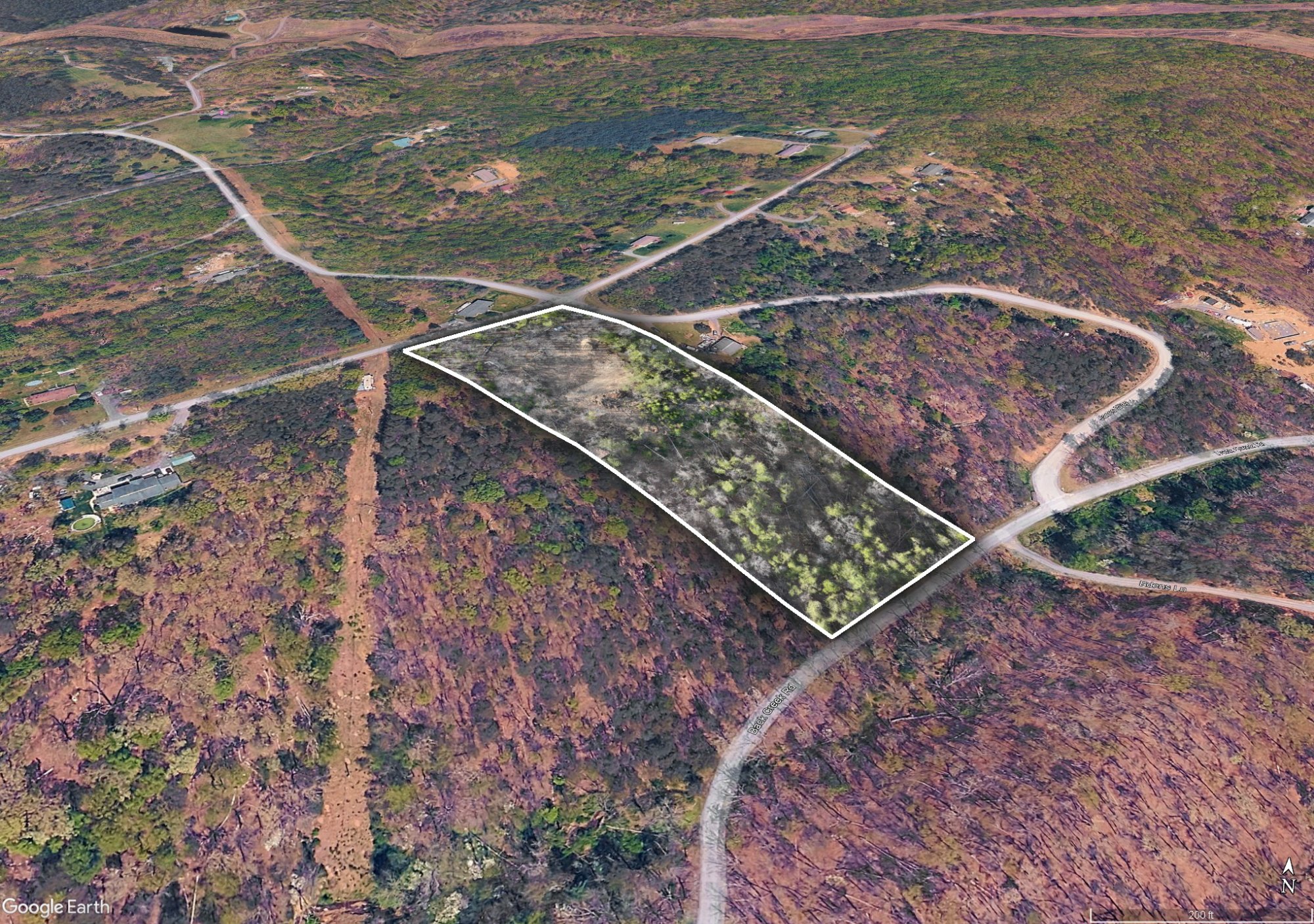 Aerial 3D view of Lot 5